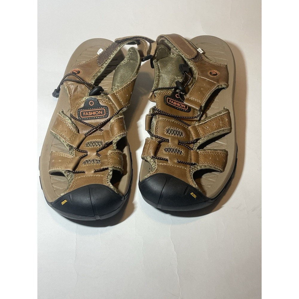 Fashion Men's Sandals Sz 12 Men's Brown Water Hiking Shoes Camping All Terrain